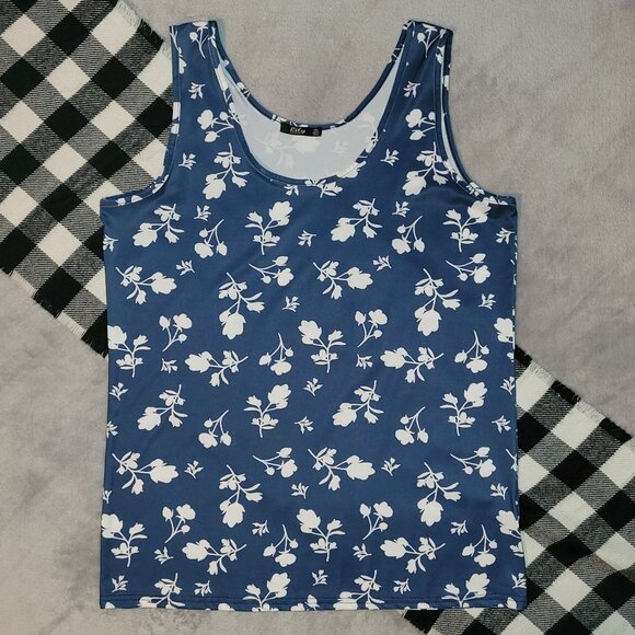 1X | Lily By Firmiana | Floral Tank Top - Picture 1 of 5